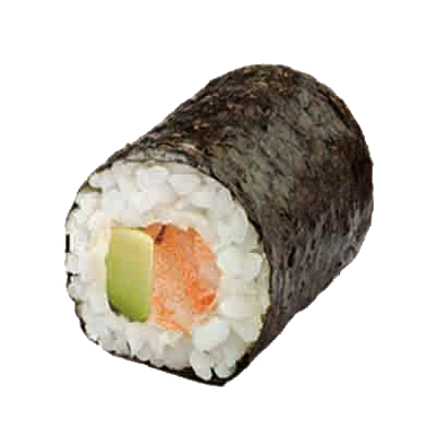 Hoso Maki Gambas aguacate